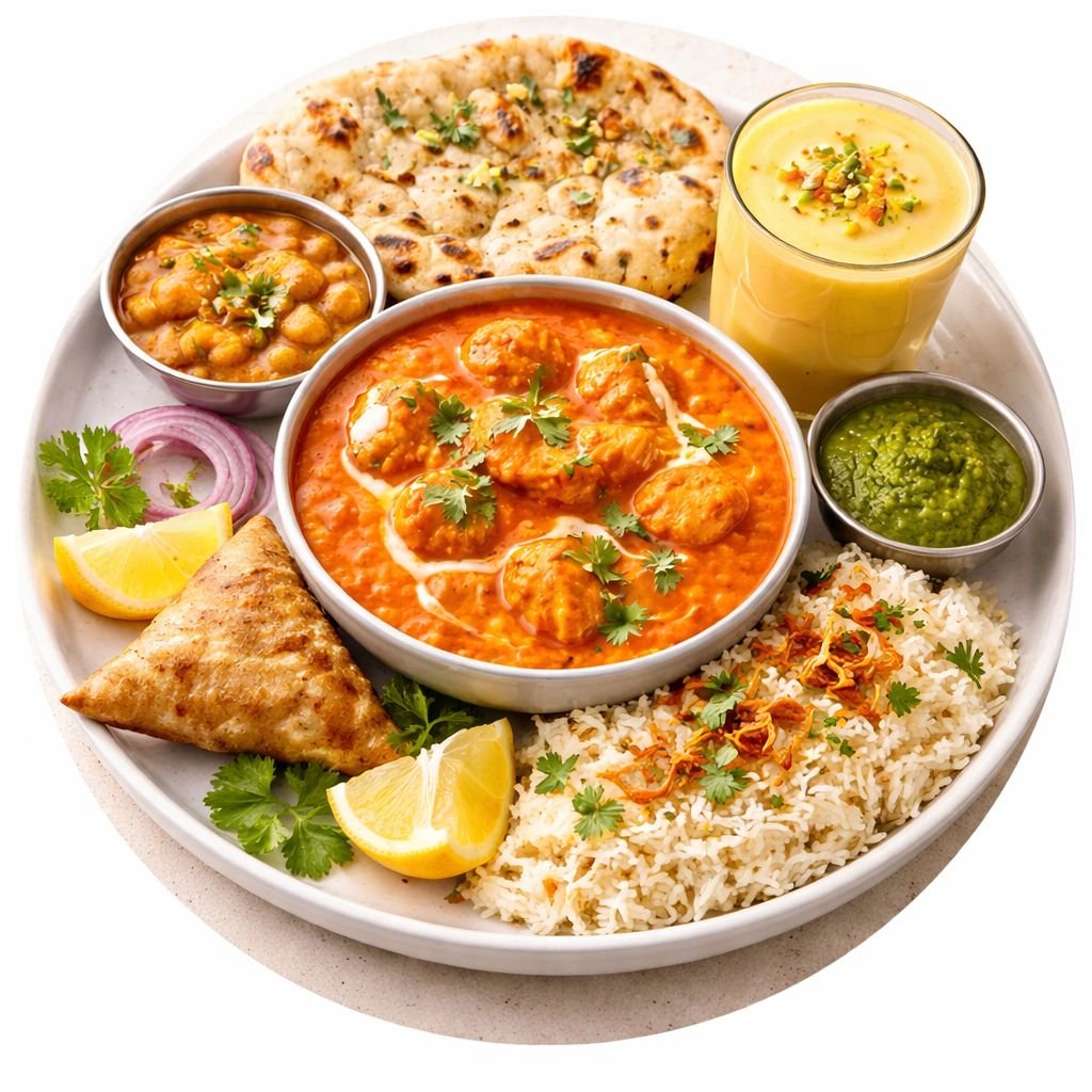 Authentic Chicken Biryani at Bombay Express
